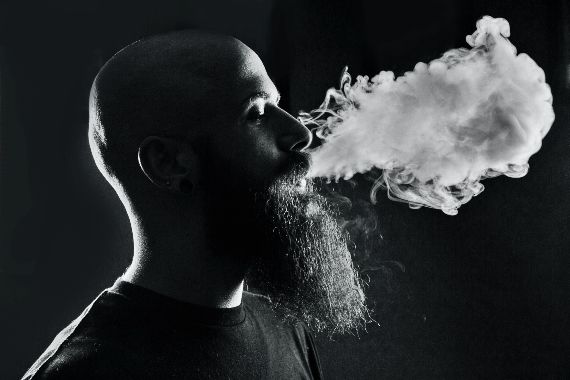 come fumare e cig con rilevatore di fumo